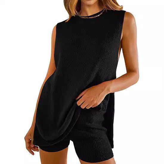 Women's Thickened Summer Loose Sleeveless Two-piece Knitwear