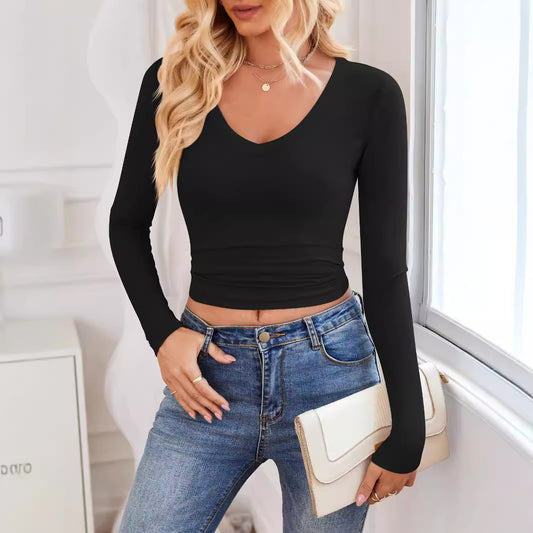 Women's Fashion Pure Desire Style Bottoming Shirt Blouses