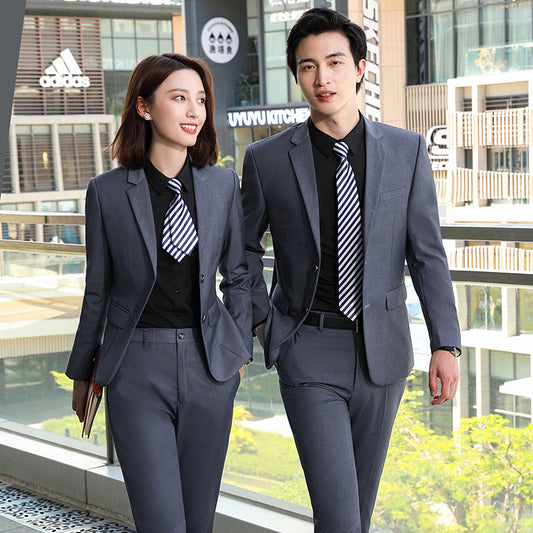 Occupation Black Set Summer Career College Suits