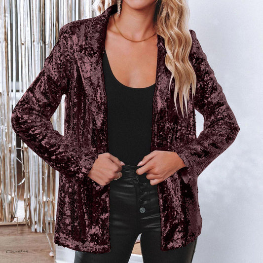 Women's Small Commute Style Lapel Long Sleeve Blazers