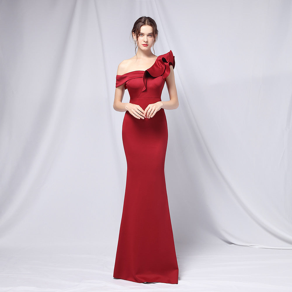 Color Banquet Dress Fashionable Party Long Elegant Wedding Dresses