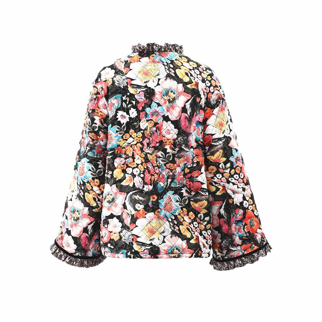 Women's Printed Comfort Casual Bell Sleeve Loose-fitting Coats