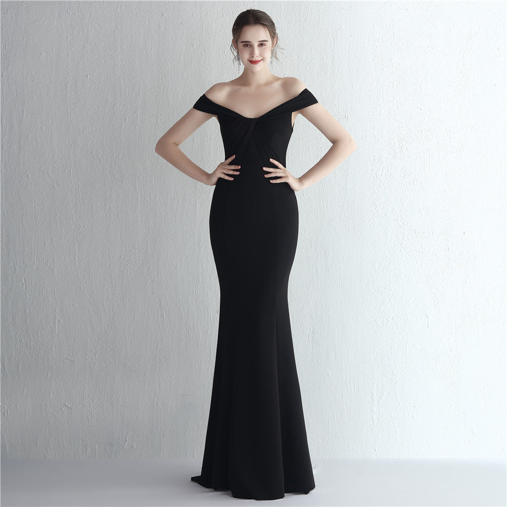 Long Dinner Party Slimming Fishtail Car Evening Dresses