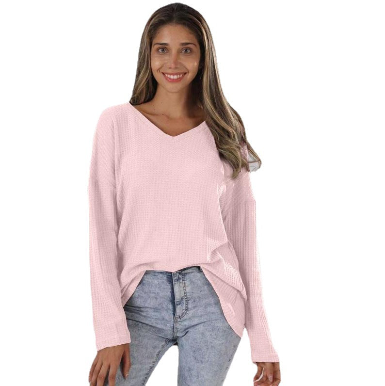 Women's Loose Street Knitted Bottoming Shirt Knitwear