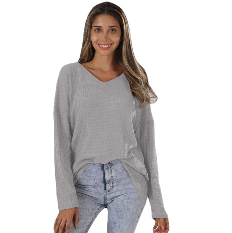 Women's Loose Street Knitted Bottoming Shirt Knitwear