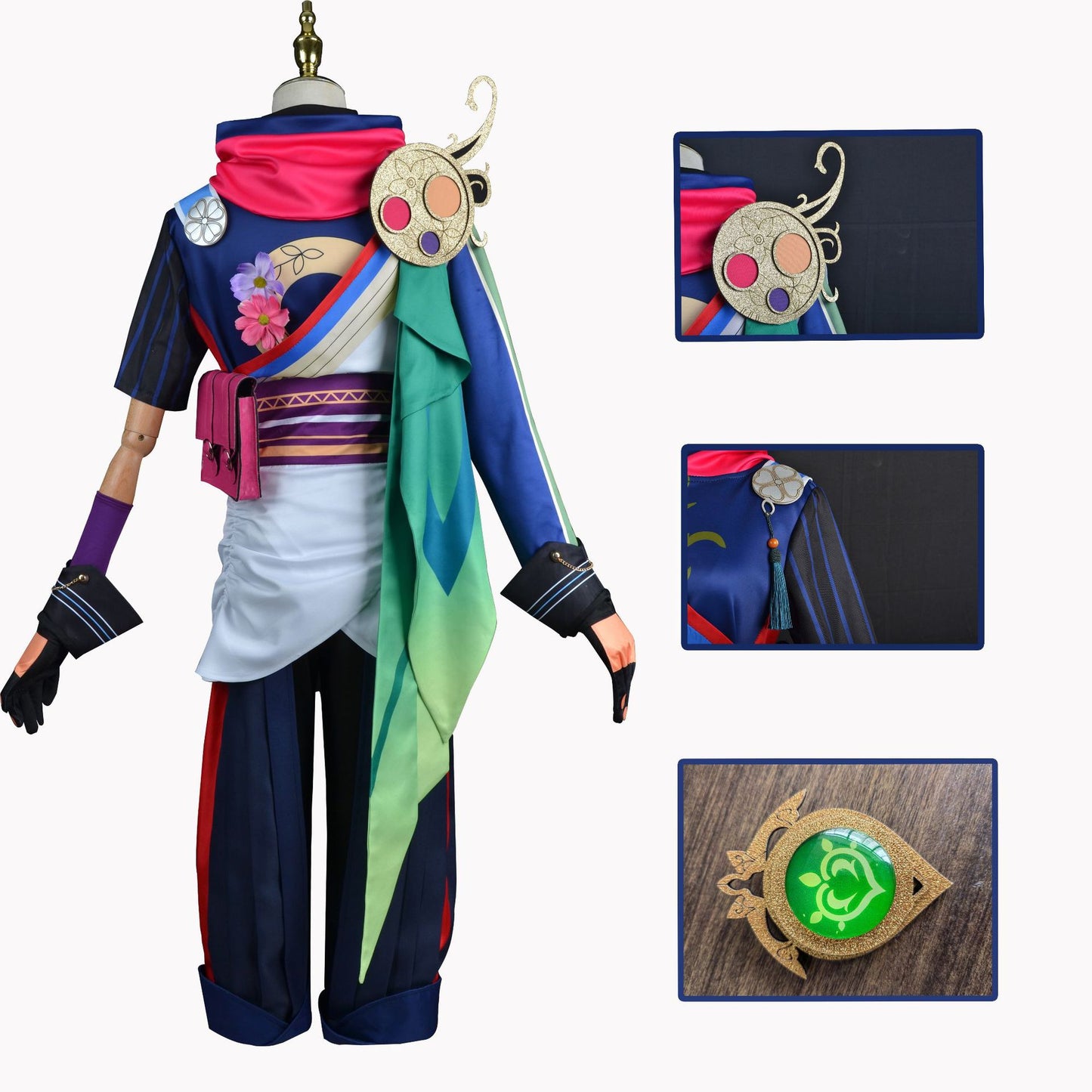 Women's Original God's Li Light Wei Line Game Anime Full Costumes