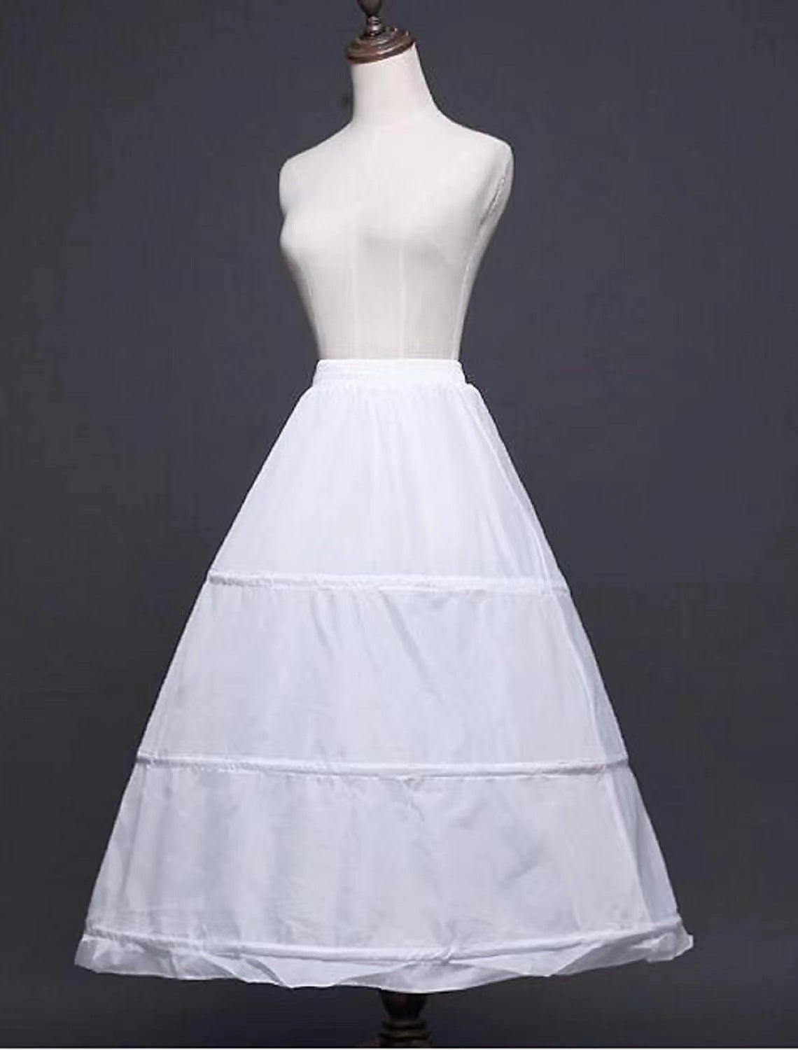 Three Steel Rings Pettiskirt Crinoline Dress Wedding Dresses