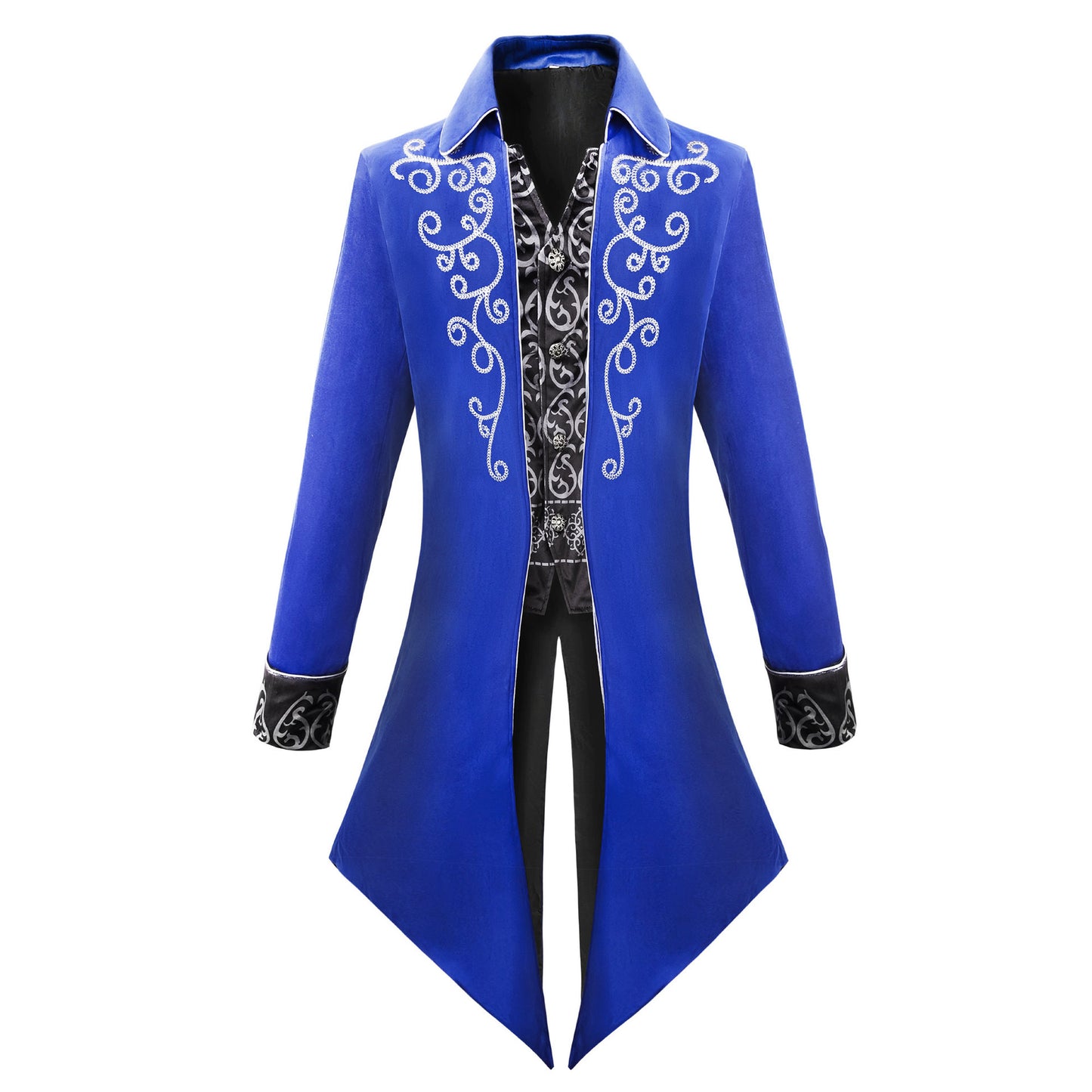 Men's Vintage Swallowtail Medieval Gentleman Gorgeous Court Costumes