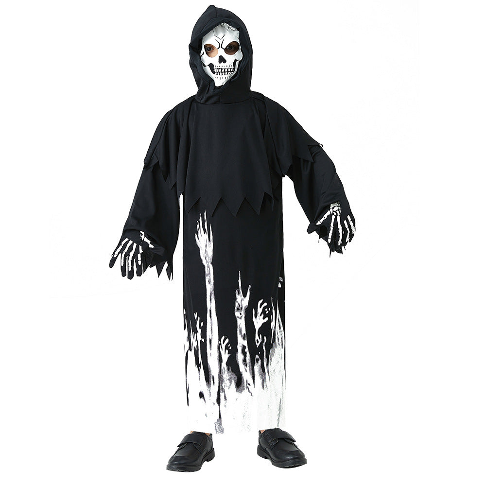 Children's Death Ghost Clothes Halloween Party Role Costumes