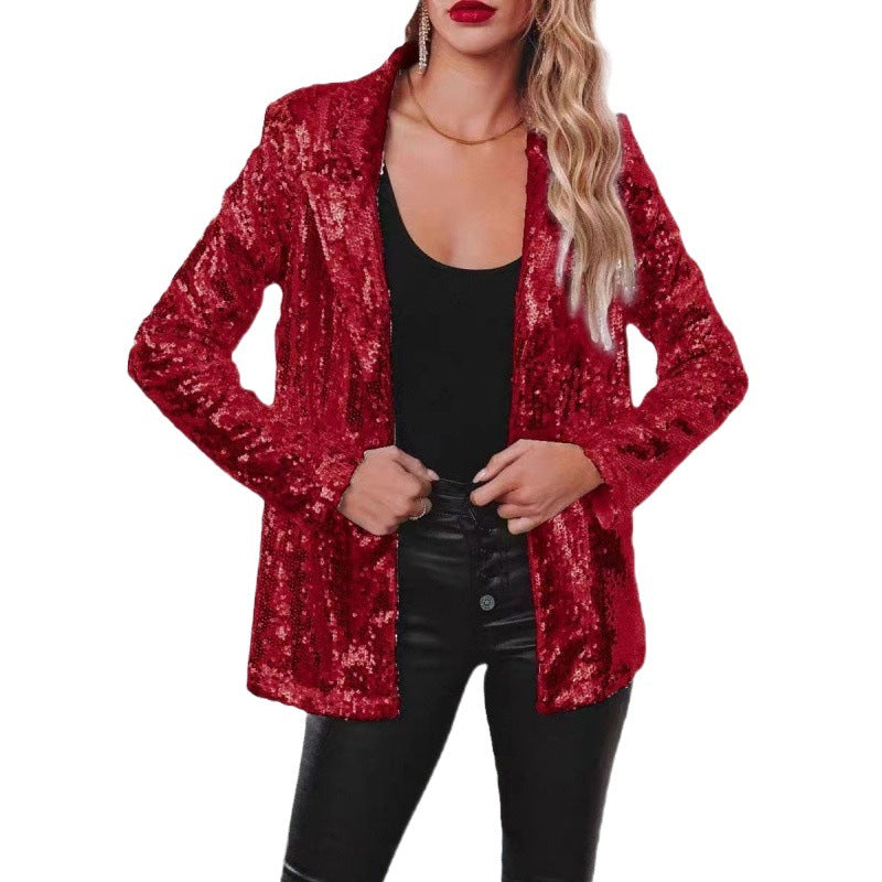 Women's Small Commute Style Lapel Long Sleeve Blazers