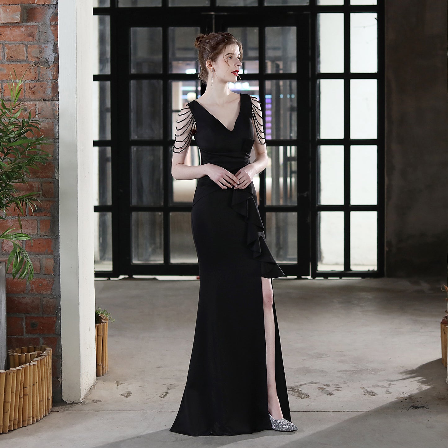 Long Sling Appreciation Dinner Fishtail Car Evening Dresses