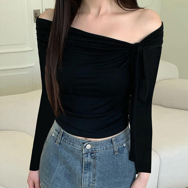 Women's Desire Style Sexy Waist Trimming Slim Blouses