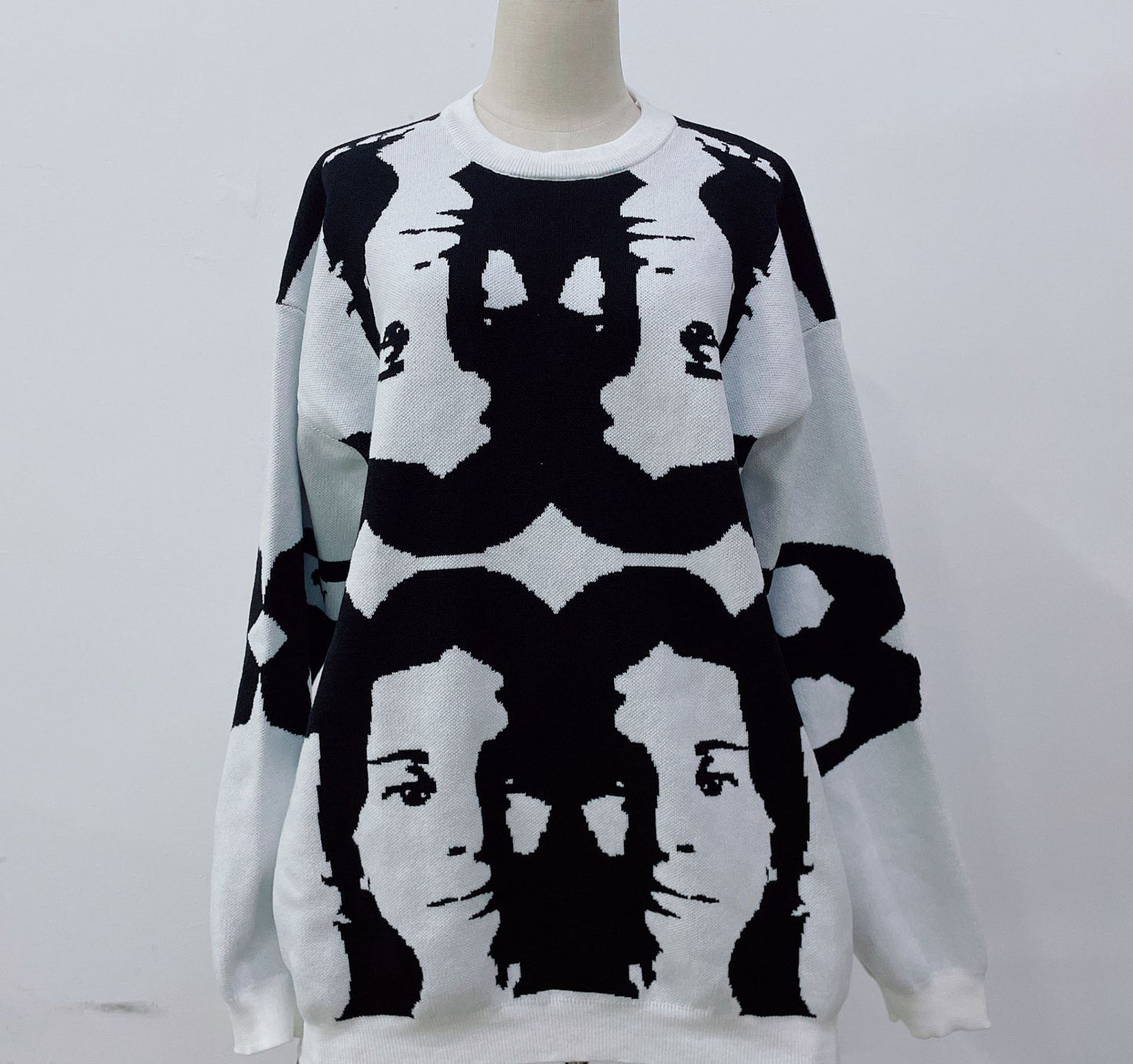 Women's Aesthetic Style Pattern Pullover Warm Sweaters