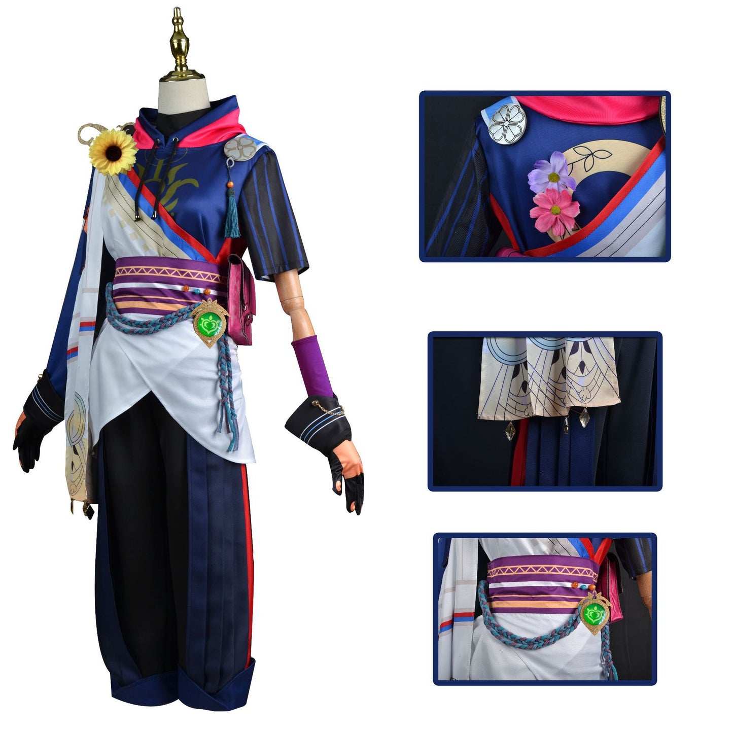 Women's Original God's Li Light Wei Line Game Anime Full Costumes