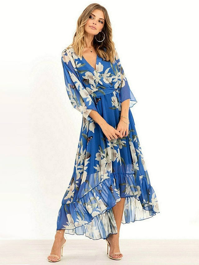 Robes en mousseline de soie à imprimé floral pour femmes