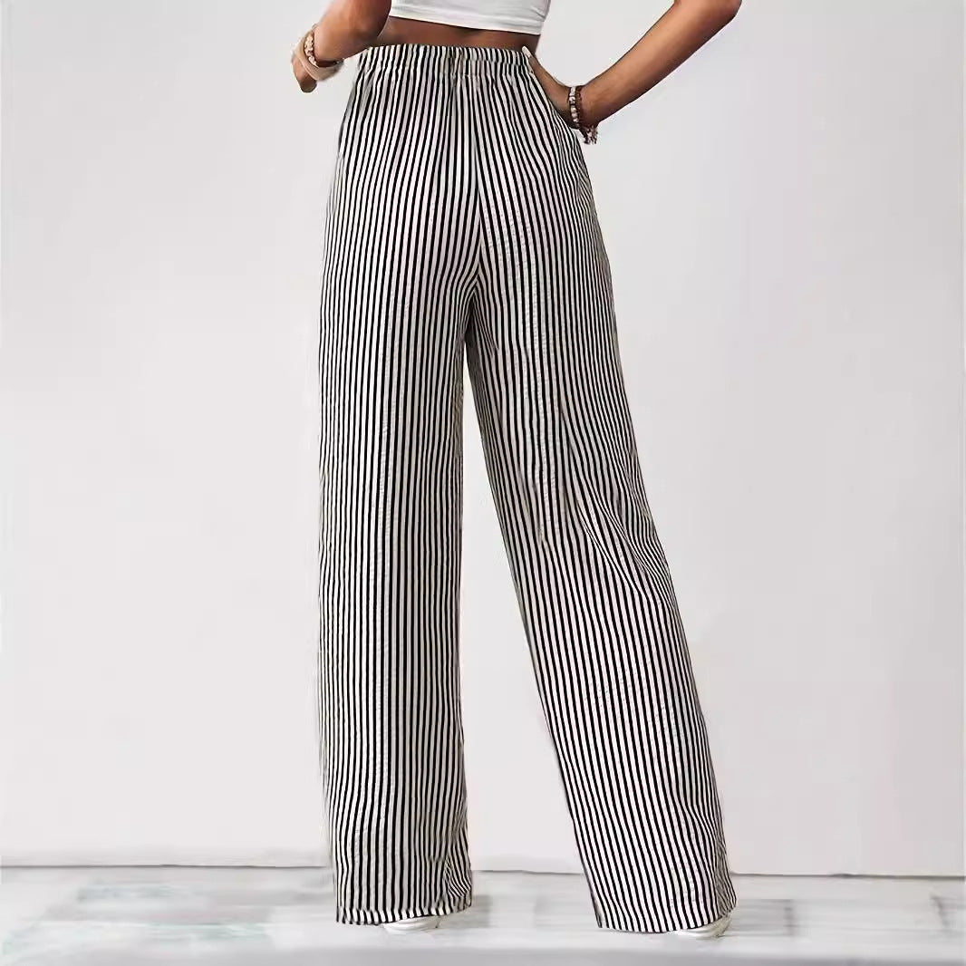 Women's Pretty Cool Striped Casual Trousers Pants