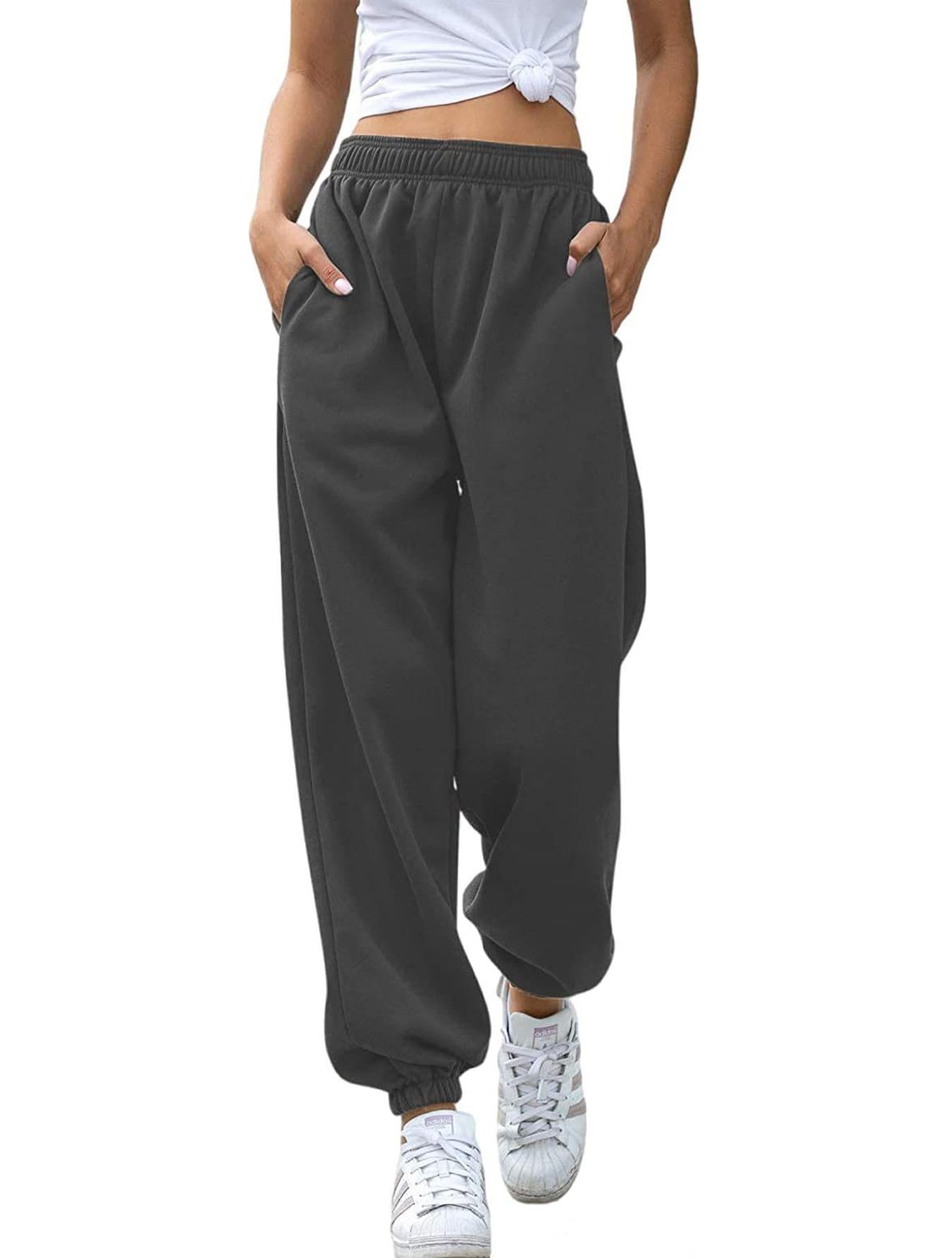 Women's High Waist Casual Sports Ankle Banded Pants