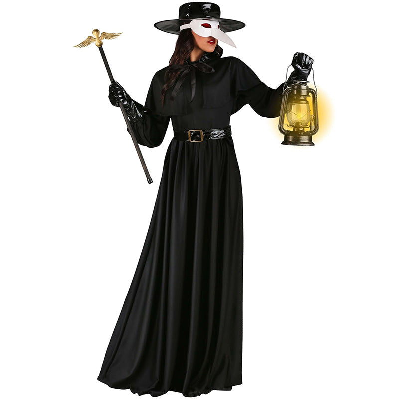 Costumes de héros du donjon sombre du docteur de la peste d'Halloween