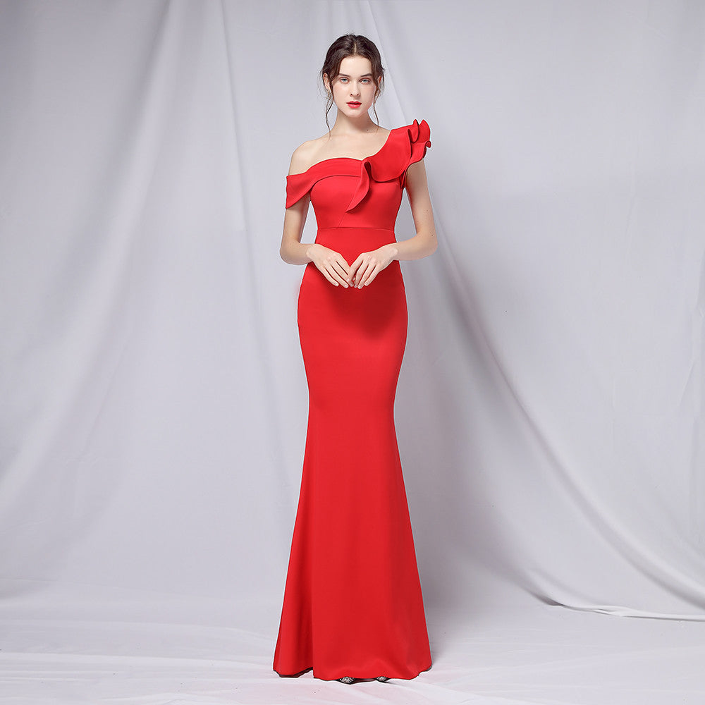 Color Banquet Dress Fashionable Party Long Elegant Wedding Dresses