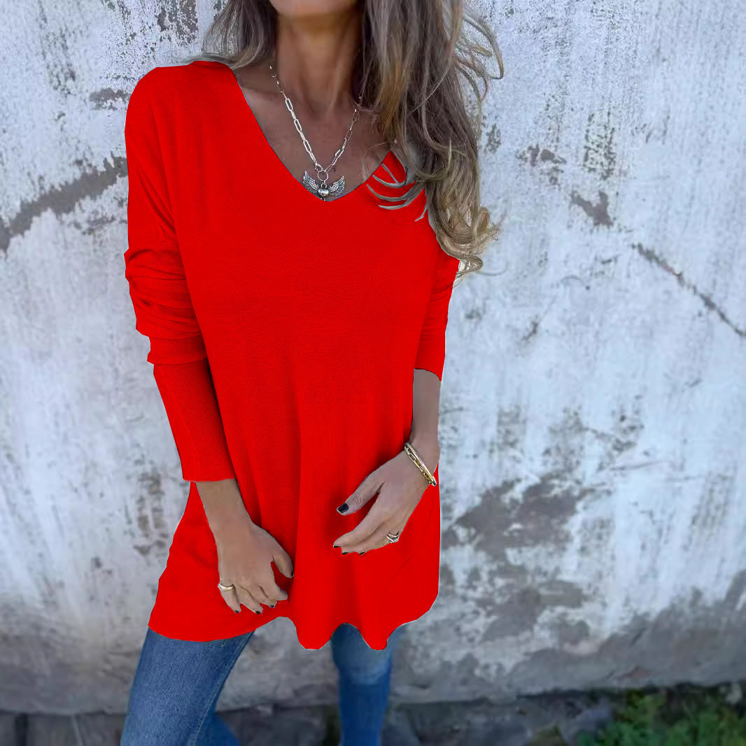 Women's Creative Innovative Solid Color Loose Blouses