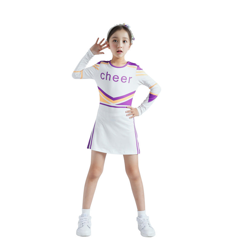 Children's Spring Cheerleading Sports Meeting Performance Dress Clothing