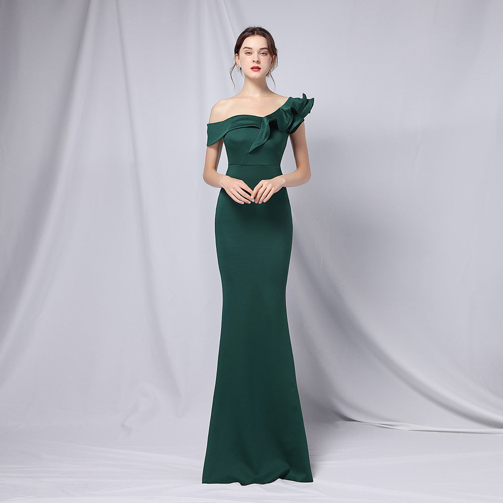 Color Banquet Dress Fashionable Party Long Elegant Wedding Dresses