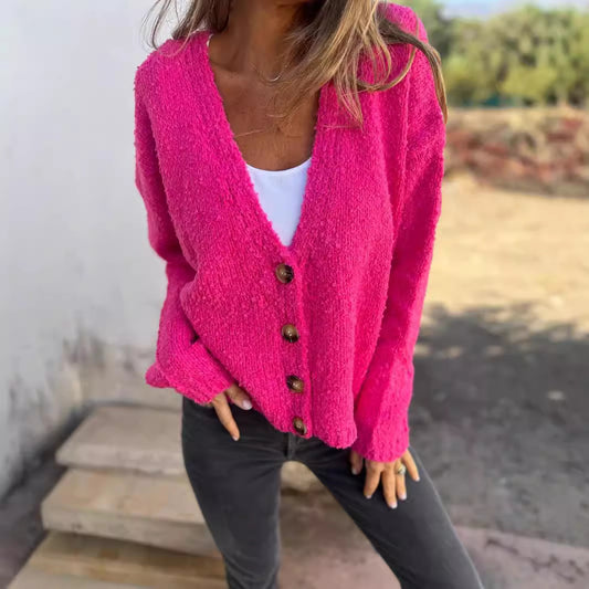 Women's Step-in Fashion Solid Color Knitted For Sweaters