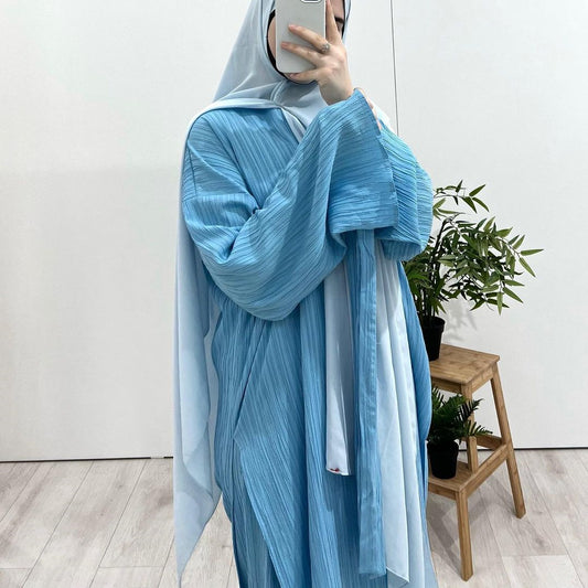 Ensembles de robes à manches longues mi-longues pour femmes arabes