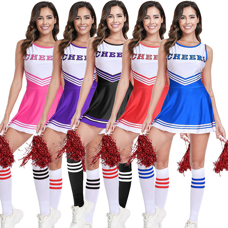 Cheering Squad Sleeveless Football Team Female Pairing Costumes