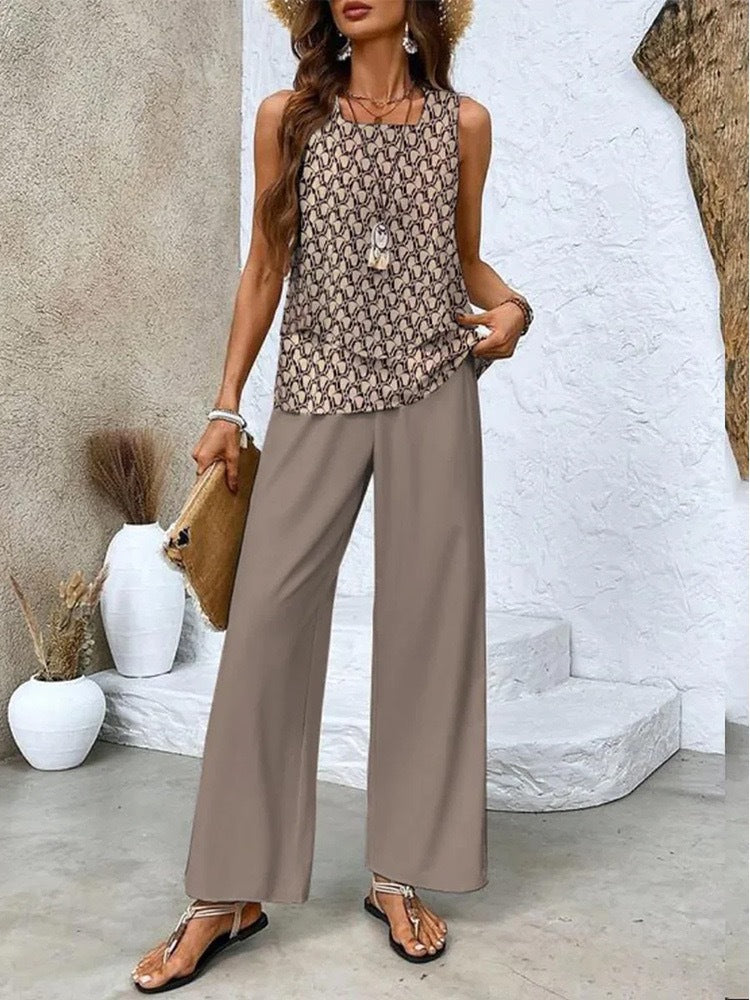 Women's Slouchy Durable Classy Cool Sleeveless Pants