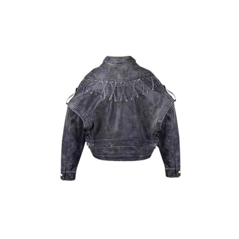 Women's Vintage Weave Leather Rest Assured Jackets