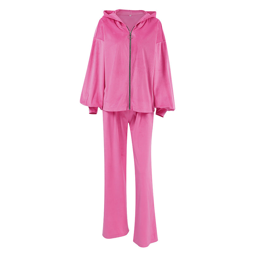 Holland Veet Hooded Long-sleeved Trousers High Suits