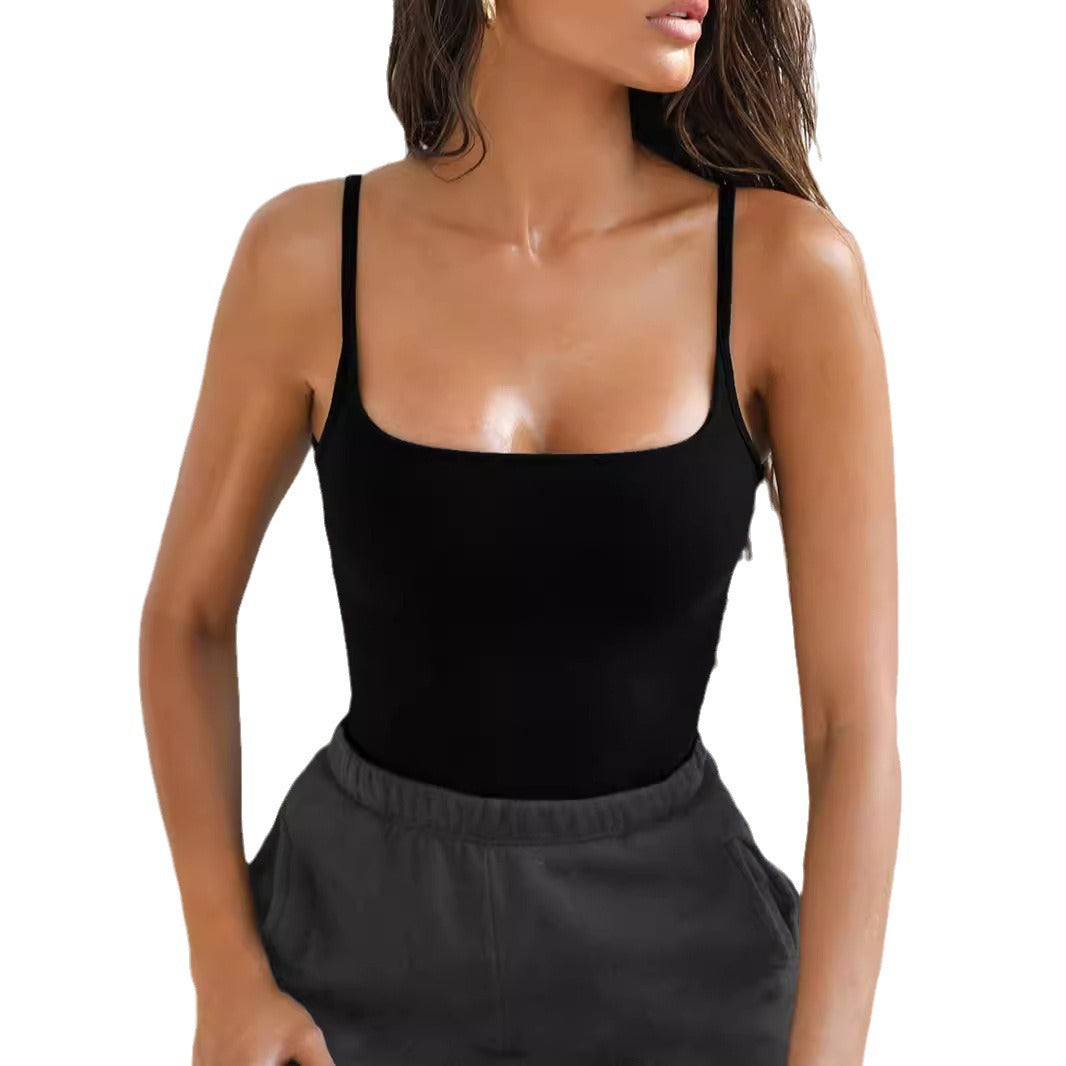 Women's Silk Hot Sling Base Ride Slim Tops