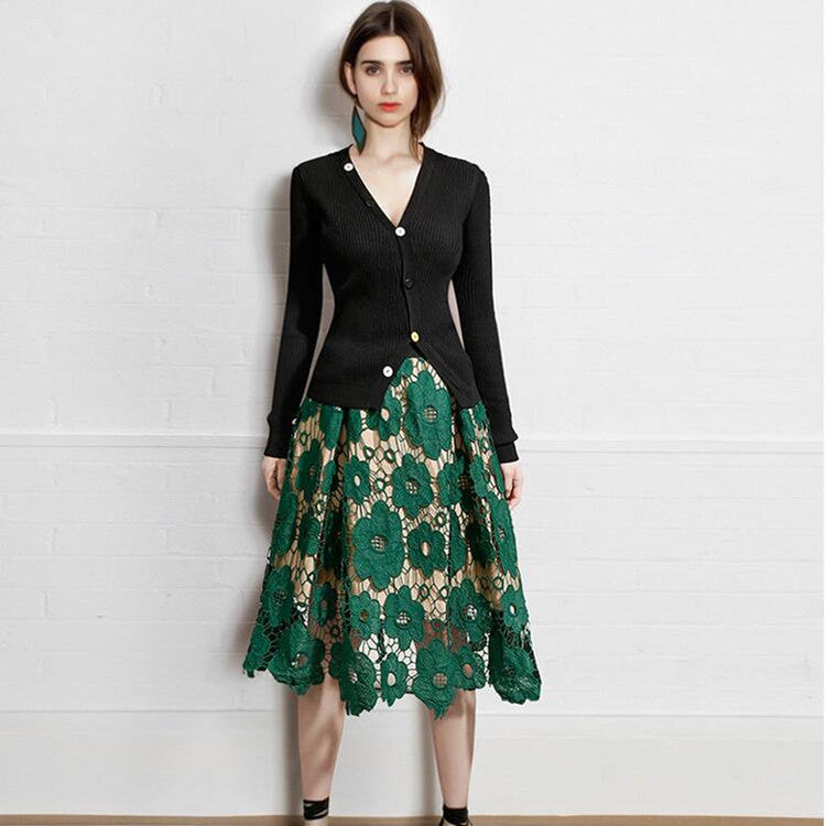 Versatile Classic Elegant Innovative Slouchy Lace Skirts