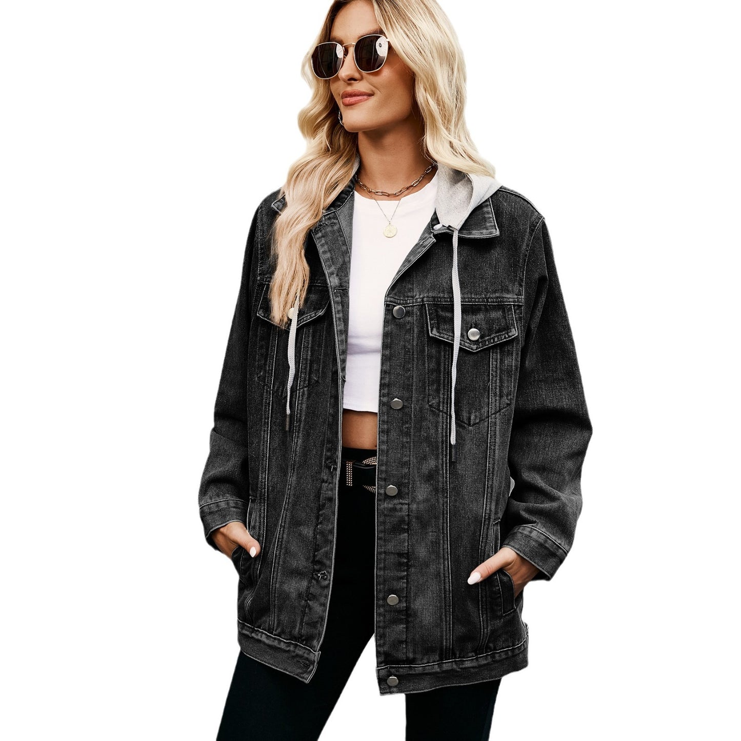 Women's Classic Retro Loose Denim For Jackets