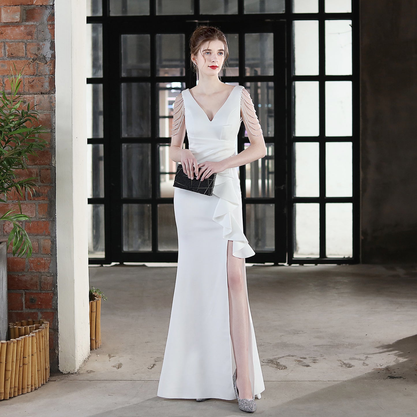 Long Sling Appreciation Dinner Fishtail Car Evening Dresses