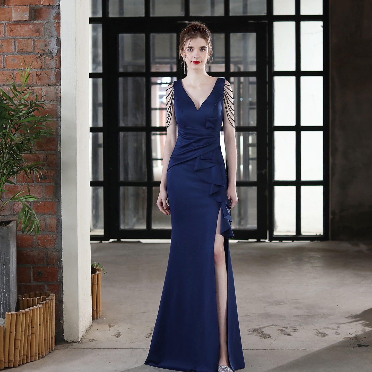 Long Sling Appreciation Dinner Fishtail Car Evening Dresses