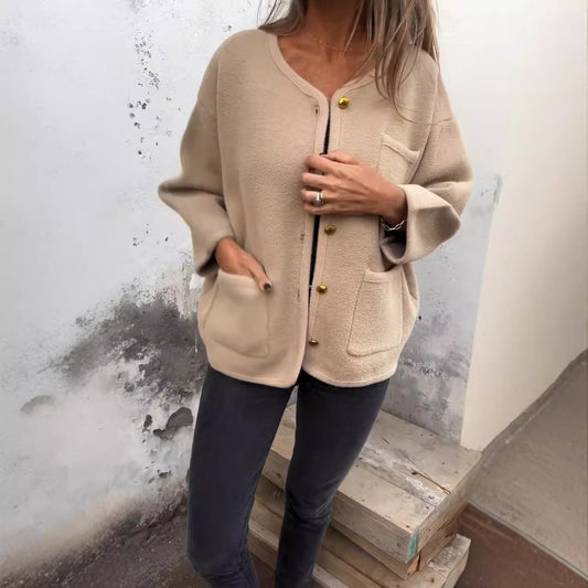 Women's Cool Fashion Long Sleeve Pocket Coats