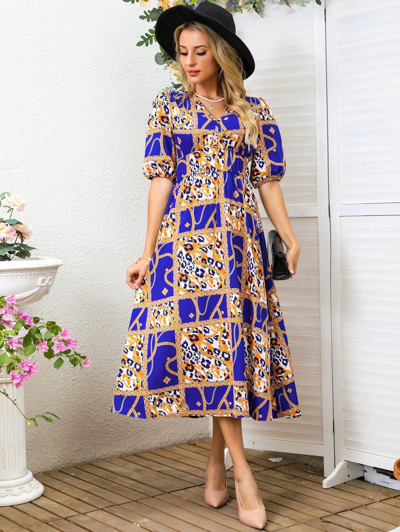 Women's Classy Durable Fashion Printed Dress Dresses