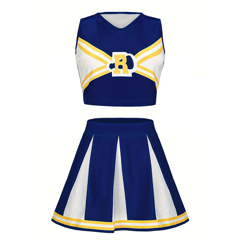 Female Adult Cheerleading Performance Wear Sports Meeting Suits