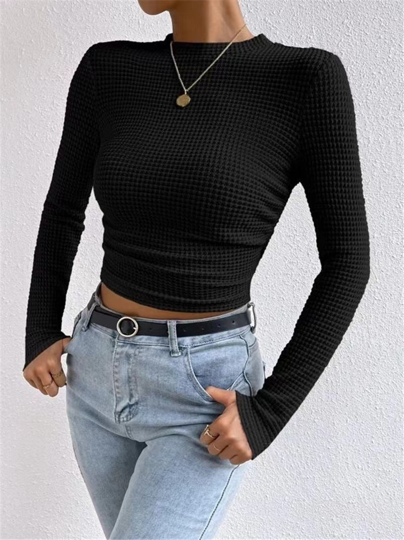 Sexy Slim Fit Long Sleeve Everyday Blouses