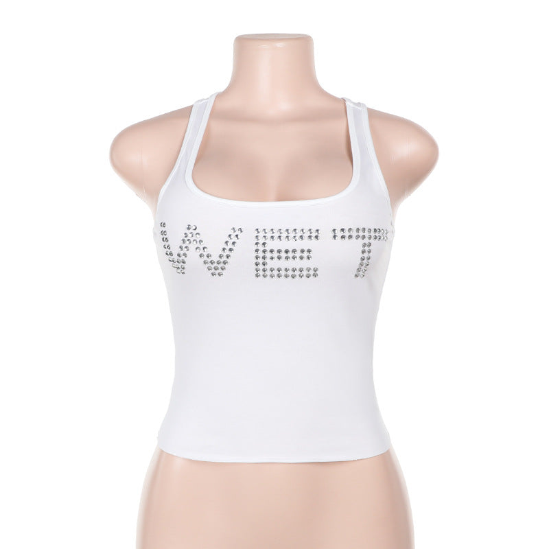 Women's Summer Street Style Hot Sexy Letters Tops