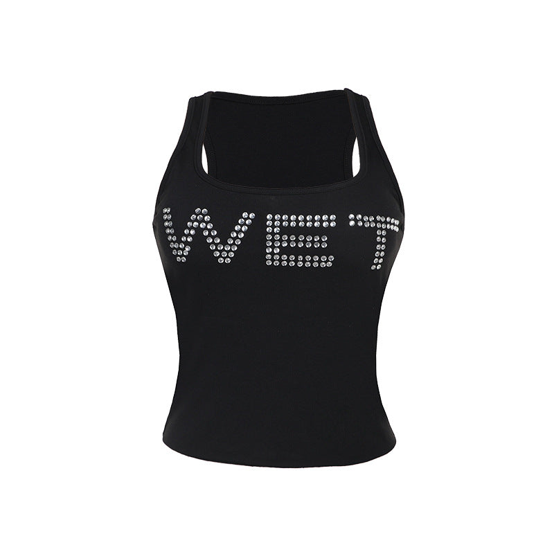 Women's Summer Street Style Hot Sexy Letters Tops