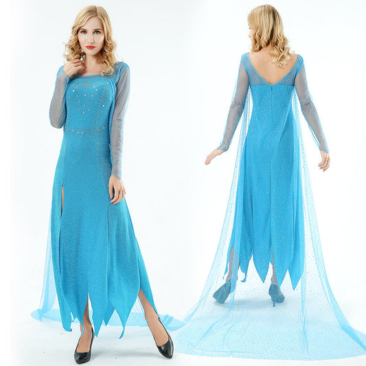 Frozen Aisha Queen Adult Formal Dress Costumes