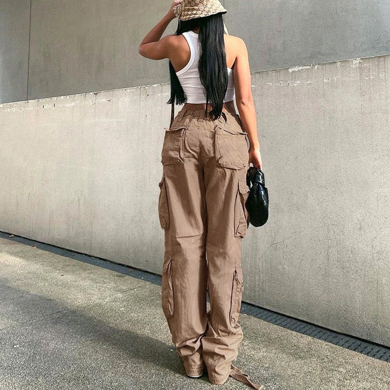 Women's Trousers High Waist Loose Wide Legs Jeans