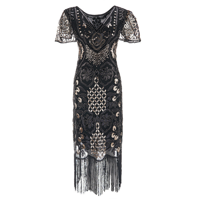 Women's Comfortable Retro Dress Sequined For Evening Dresses