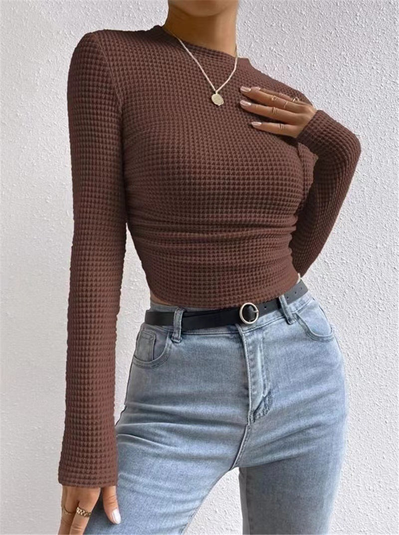 Sexy Slim Fit Long Sleeve Everyday Blouses