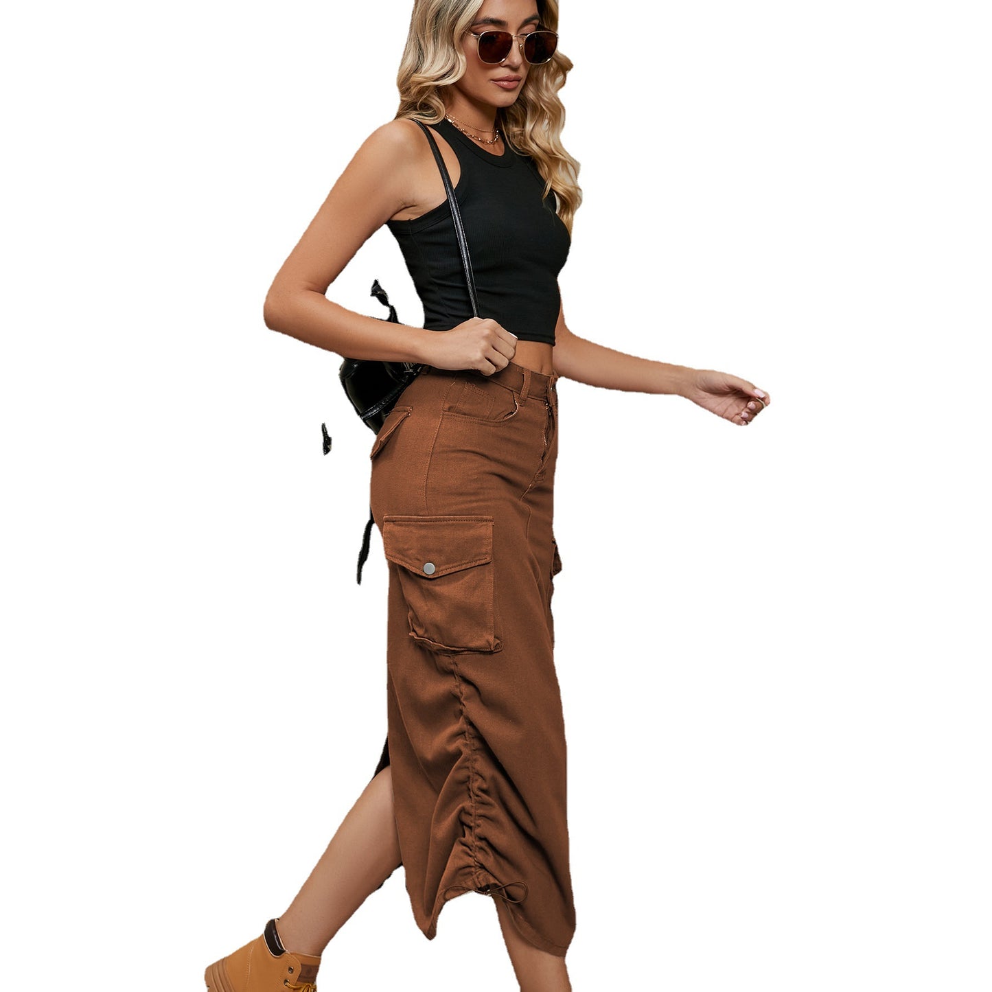 Women's Single Denim Casual Mid-length Fashion Skirts