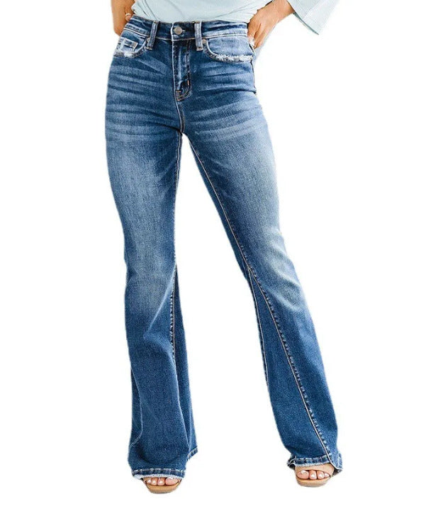 Women's Fashion Slim Fit High Waist Skinny Jeans