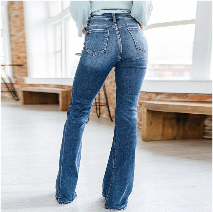 Women's Fashion Slim Fit High Waist Skinny Jeans